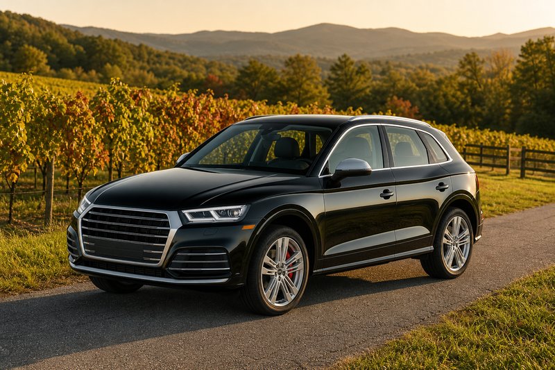 Audi Q5 luxury SUV for High Country wine tours